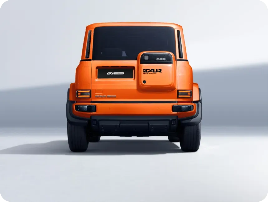iCAR V23 angle belakang