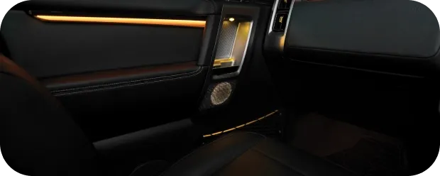 Adjustable Interior Ambient Lighting