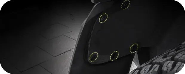 Front and Rear Mud Guard