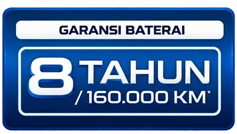 Garansi Baterai 8 Tahun / 160.000 KM